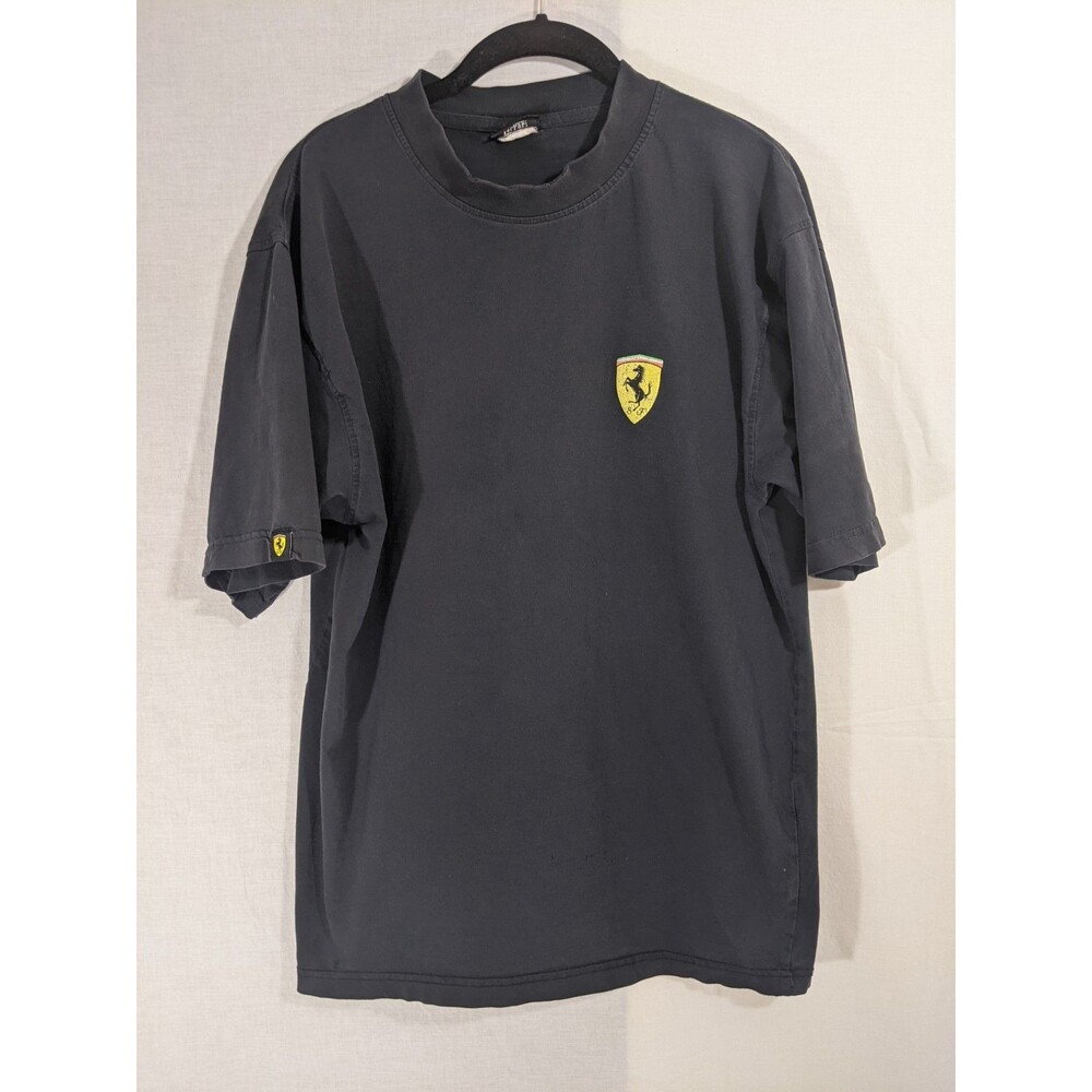 Ferrari Scuderia 90s Y2K Vintage Shirt Black Size L